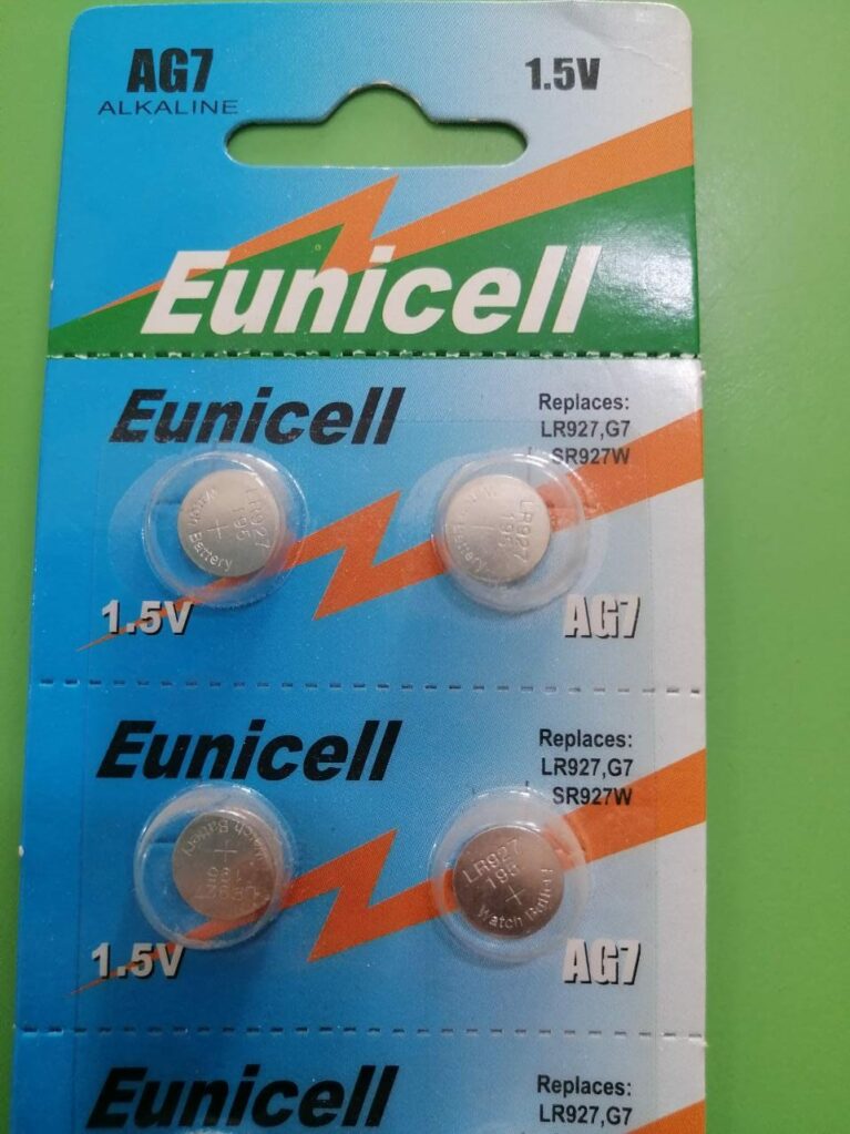 Batería Eunicell LR927 AG7 SR927W 1 5v Blister 10uds TJ